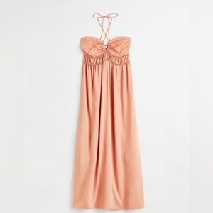 H & M tie details dress